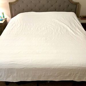 White duvet cover, 100% cotton